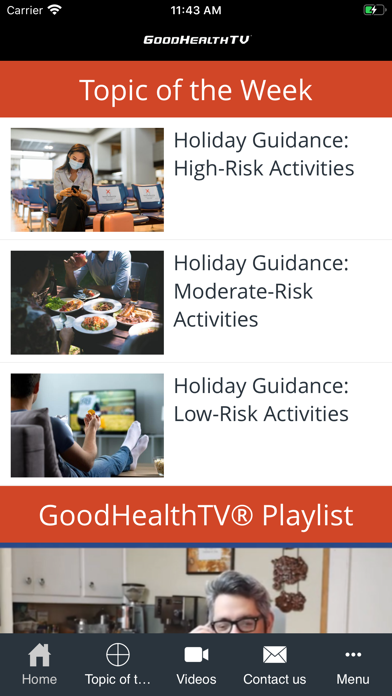 GoodHealthTV® on the Go Screenshot