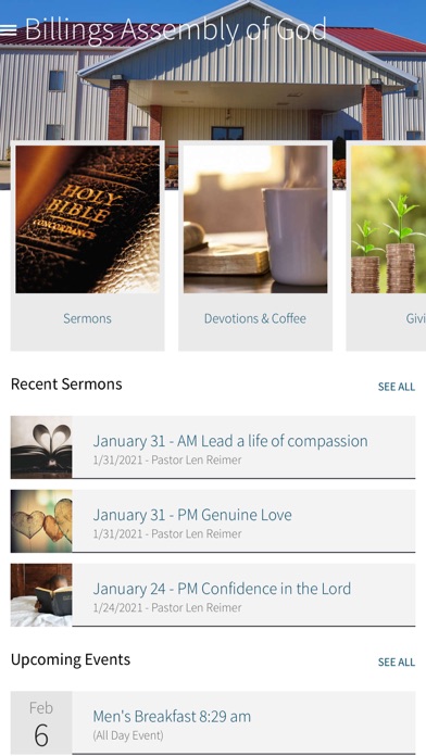 Billings Assembly of God Screenshot