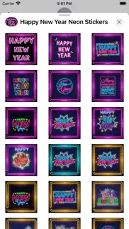 happy new year neon stickers problems & solutions and troubleshooting guide - 4