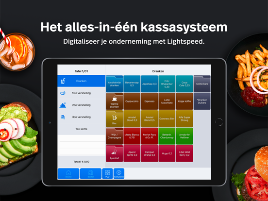 Lightspeed Restaurant POS (G) iPad app afbeelding 1