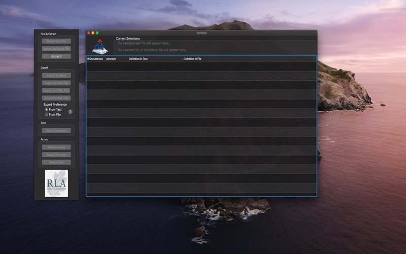 Screenshot #1 pour MAX - My Acronym eXtractor
