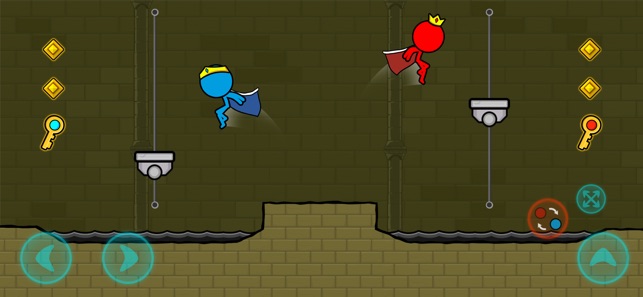 Red and Blue Stickman 2 for Android - Free App Download