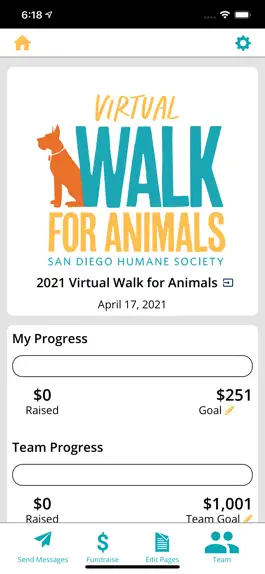 Game screenshot SDHS Walk for Animals apk
