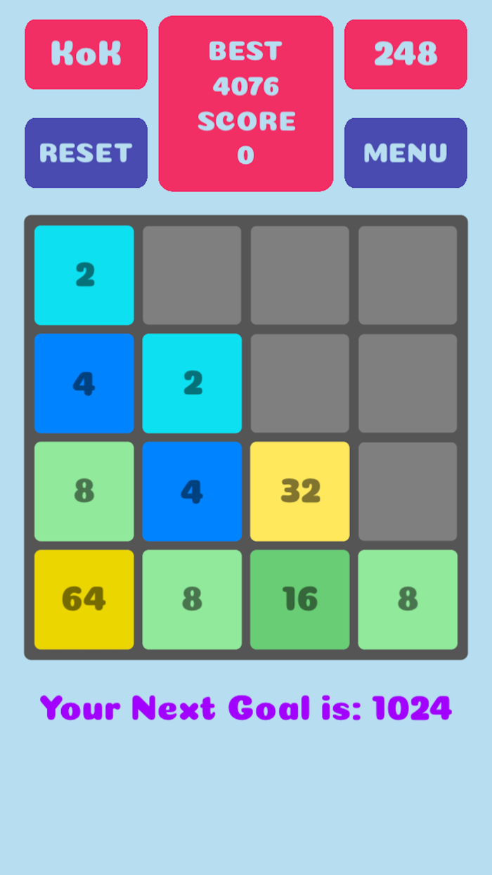 KoK 经典数字益智小游戏