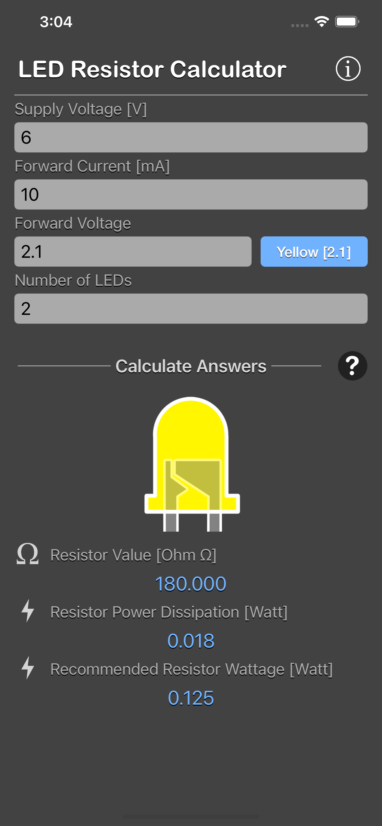 LED Resistor Calculator Plus
