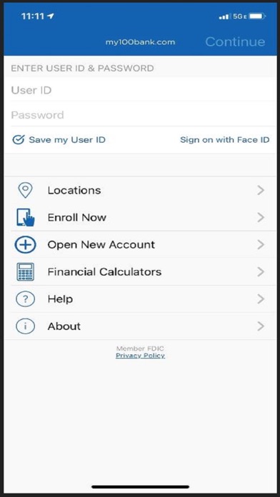 Centennial Bank Mobile Screenshot