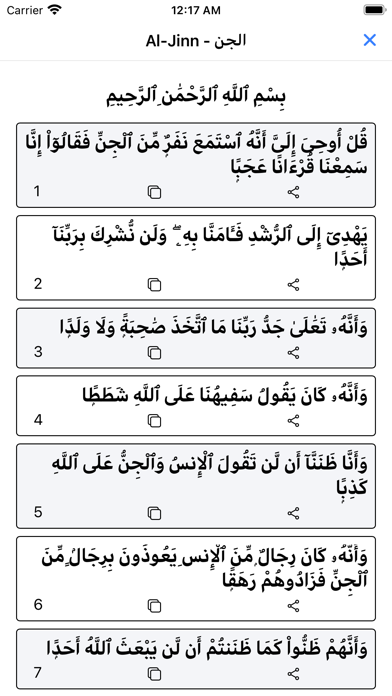 Quran Reviewer Screenshot