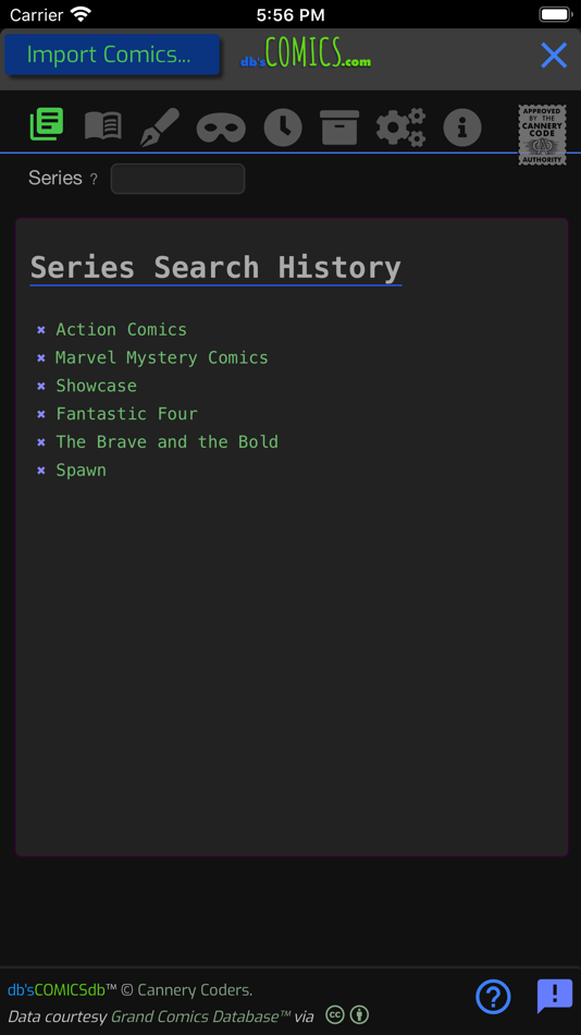 #2. db'sCOMICSdb (iOS) 由: The Lost Quill, LLC