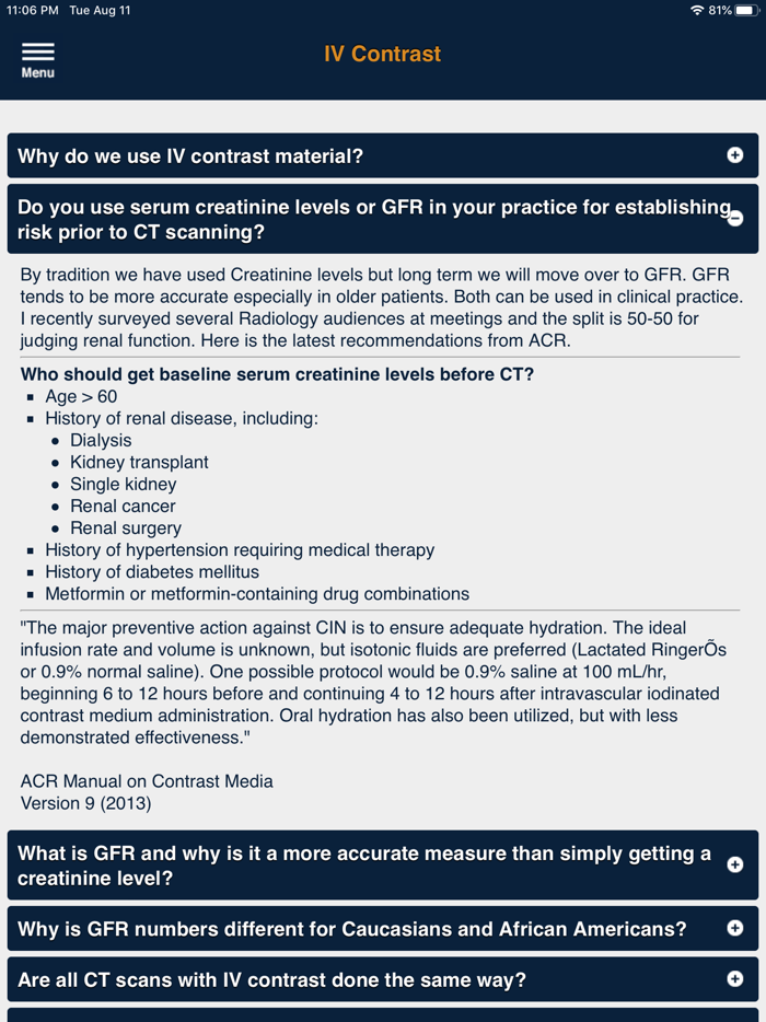 CTisus Contrast Protocols
