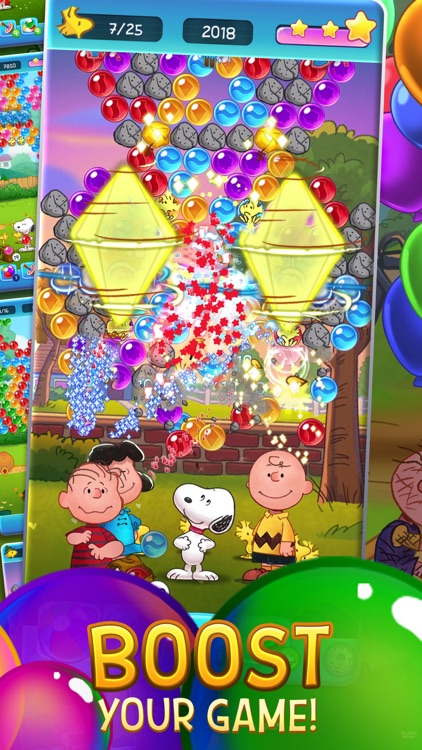 Bubble Shooter - Snoopy POP! screenshot-3
