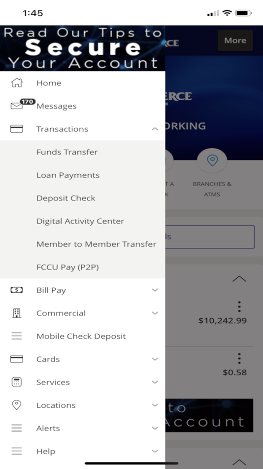 #2. First Commerce iBranch Mobile! (iOS) Podle: First Commerce Credit Union