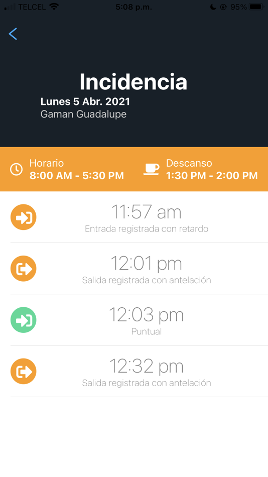 #2. Check attendes (iOS) 由: Cesar Valdez