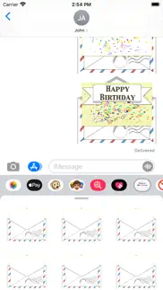 How to cancel & delete birthday letters stickers 1