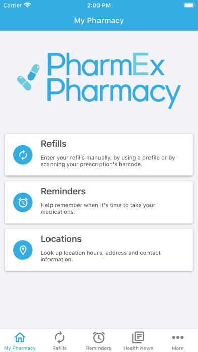 Pharmex Pharmacy Inc Screenshot