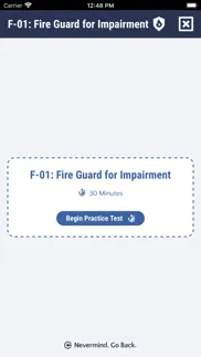 How to cancel & delete fire guard for impairment f-01 3