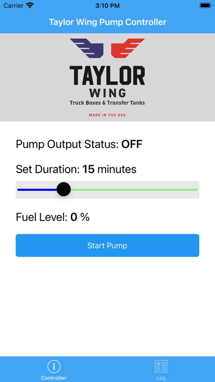 Taylor Wing Pump Controller