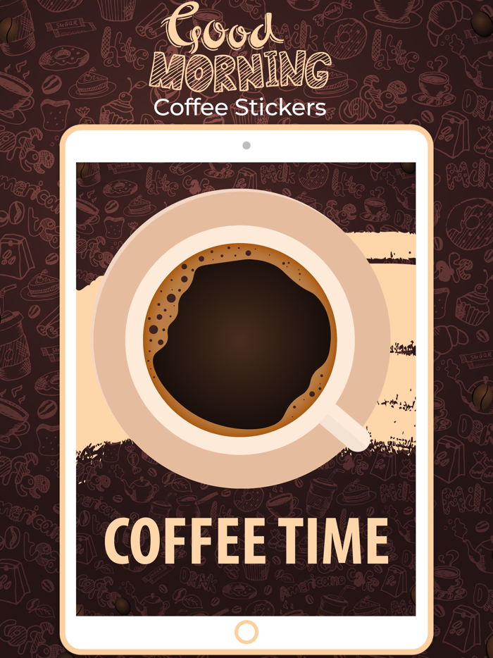 Good Morning Coffee Stickers