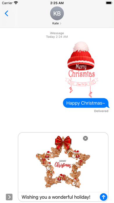 Realistic Christmas Stickers Screenshot