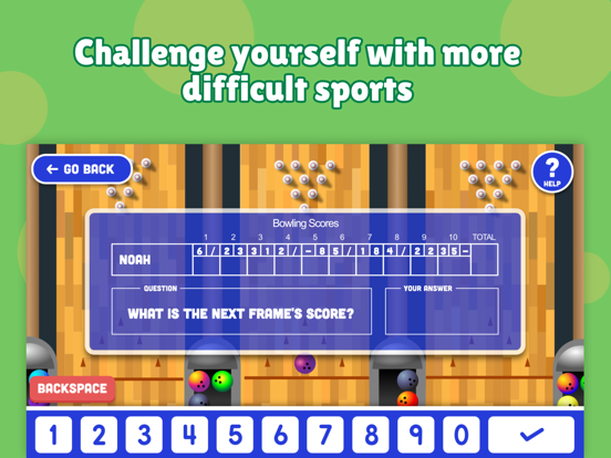 Screenshot #5 for Math Fluency with Sports: +,–