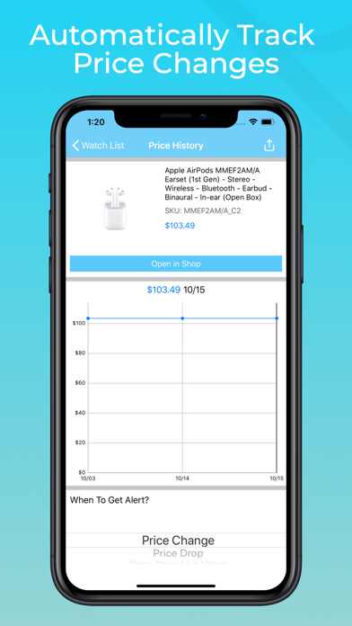 Price Tracker for Shop Screenshot