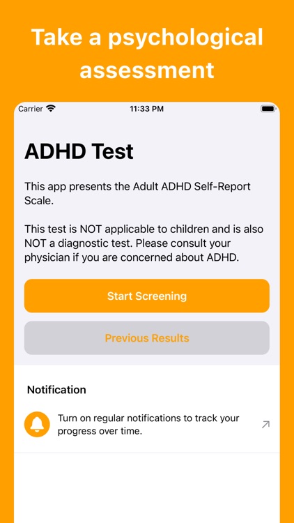 ADHD Test (Adult)