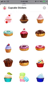 cupcake stickers! iphone screenshot 2