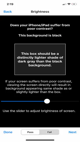 Скриншот Touchscreen Test на iPhone 7