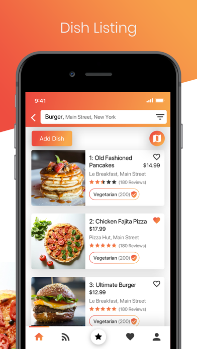 Menu - Find Your Favorite Dish Screenshot