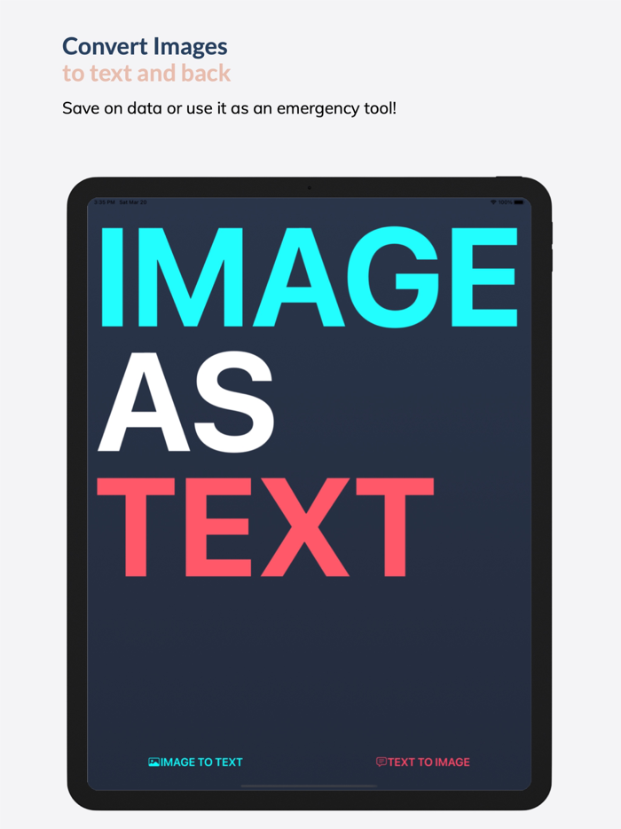 Image as Text – Script Reader