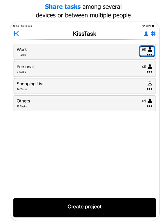 Screenshot #5 pour KissTask : Task List Manager