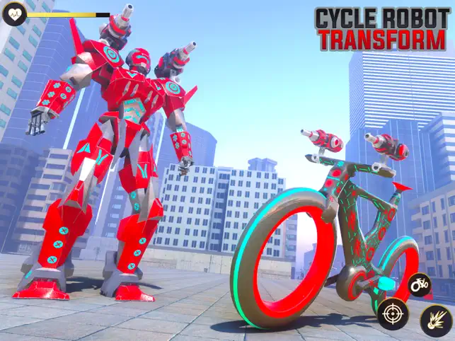 BMX Cycle Robot War Games 2021, game for IOS