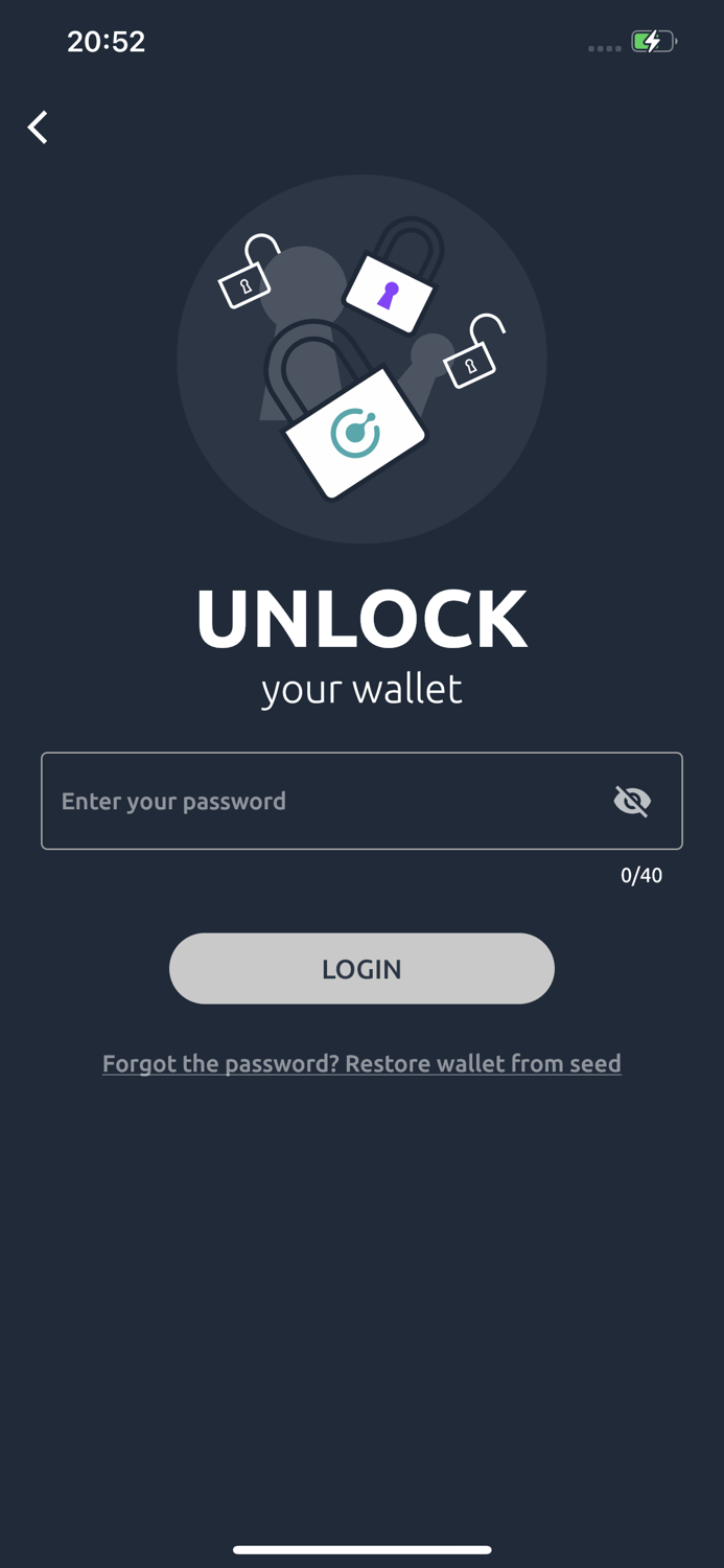 GleecDEX wallet