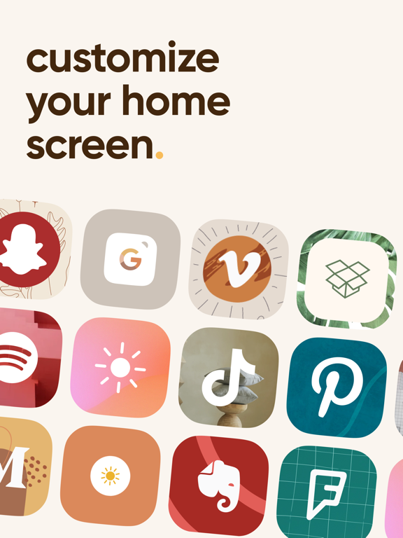 App Icons & Lockscreen Widgets