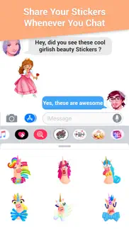 How to cancel & delete girlish beauty stickers 3