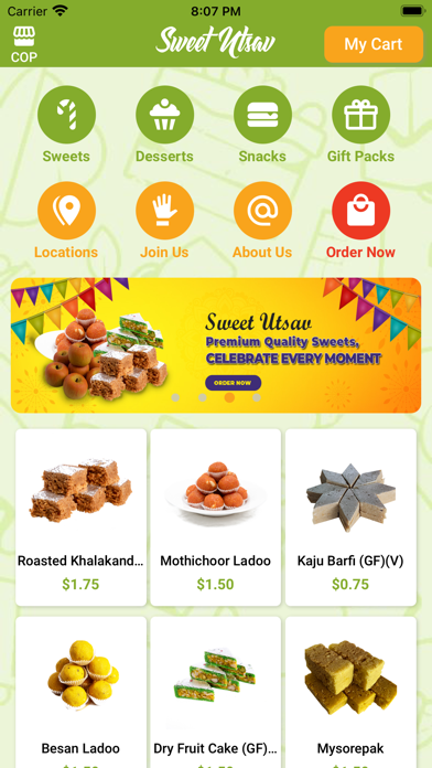 Sweet Utsav Australia Screenshot