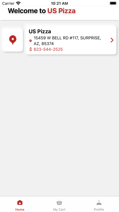 US Pizza Screenshot
