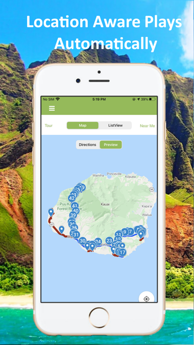Kauai Hawaii Audio Tour Guide Screenshot
