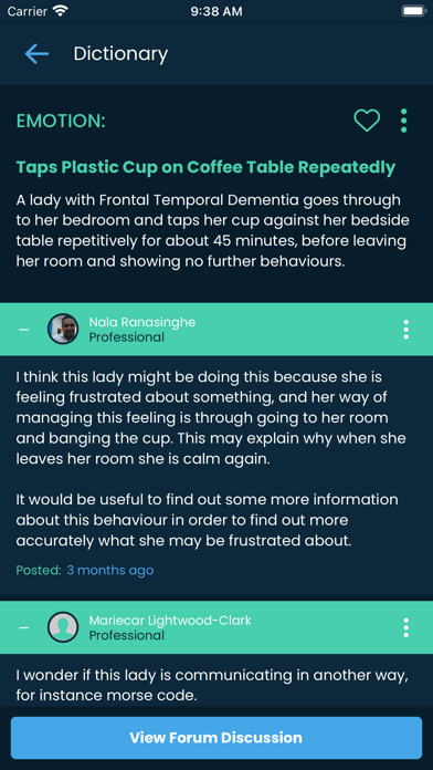 Dementia Dictionary Screenshot