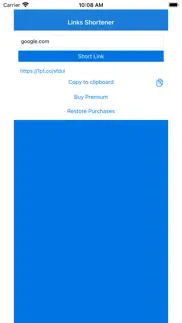 links shortener iphone screenshot 3