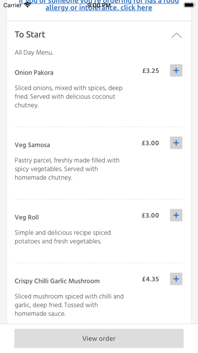 Rishi Indian Flavour, Thames Screenshot