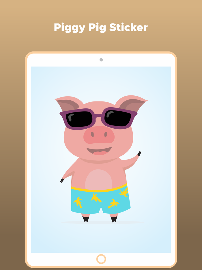 Adorable Piggy Pig Stickers