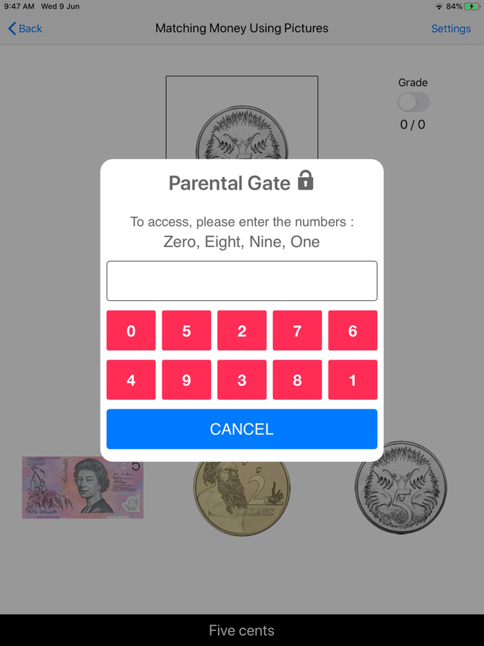 Matching Money Using PicsAUD