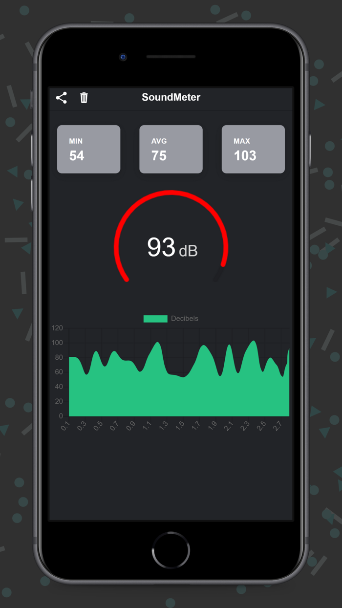 Decibel Sound Meter  dB Level