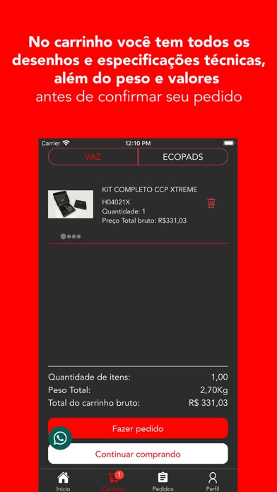 CompreVaz Screenshot