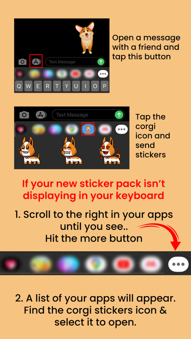 Cute Corgi Dog Stickers! Screenshot 4 - AppWisp.com