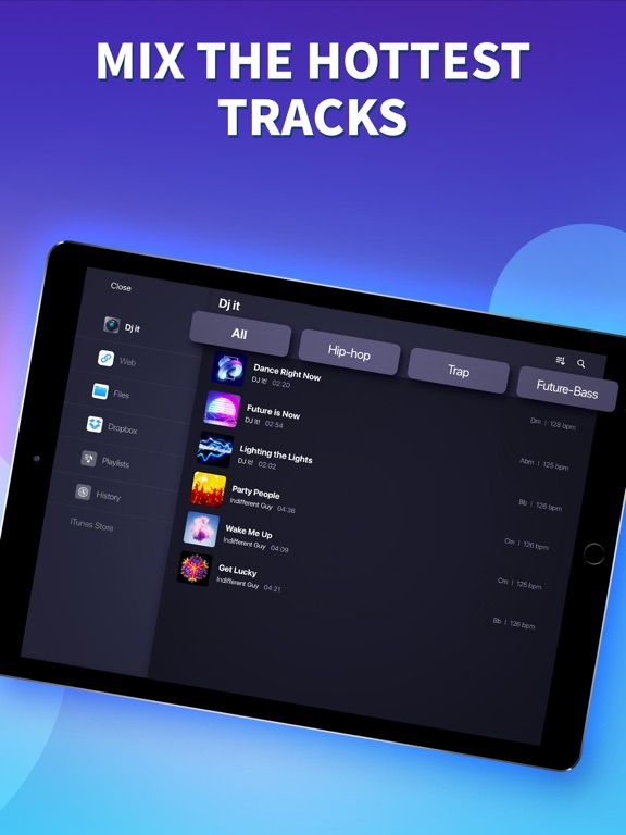 iPad Image of DJ it! Music Mixer・Virtual Pad
