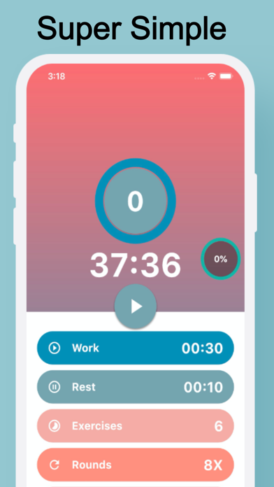 Tabata Timer for Workout Screenshot