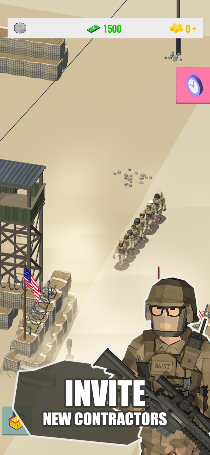 Idle Warzone 3d Military Game