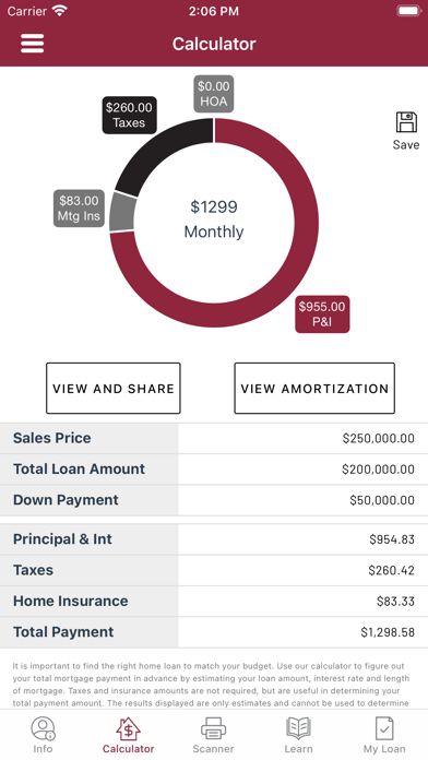 Regent Financial Mortgage Screenshot