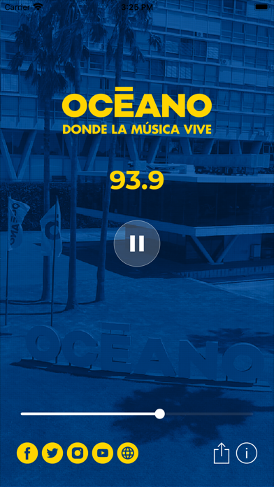 Océano FM Screenshot